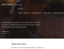 Tablet Screenshot of dawnbear.com